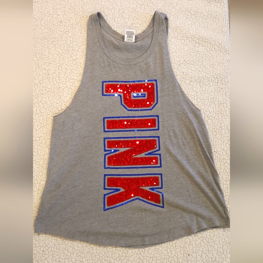 Pink USA Loose Tank